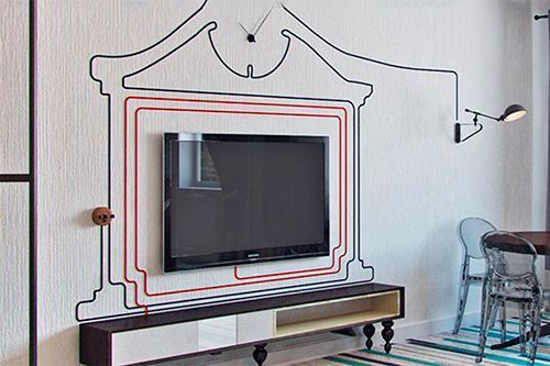 Варианты маскировки телевизионного кабеля