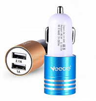 ЗУ в прикуриватель на 2 гнезда USB VEECLE KY-C05