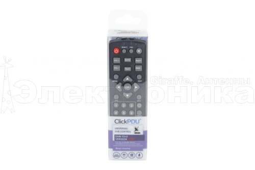 пульт универсальный clickpdu dvb-t2+2 ! ver.2021 (huayu) для разных моделей dvb-t2 приставок  фото