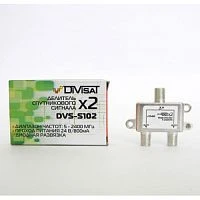 делитель сигнала 5-2400 мгц, 2-way dvs-s102: divisat (300)  фото