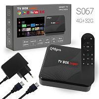 медиа-приставка q98pro tv box amlogic 4gb/32gb android 11 медиаплеер smart tv приставка 8k s905y4  фото