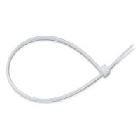 стяжка нейлоновая. 4*250 mm ripo белая. (упак. 100 шт.) хомут пластиковый. стяжка кабельная  фото