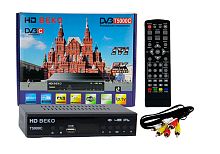 Цифровая приставка HD BEKO КрПл эфирный DVB-T2/C тв приставка бесплатное тв TV-тюнер медиаплеер от магазина Электроника GA